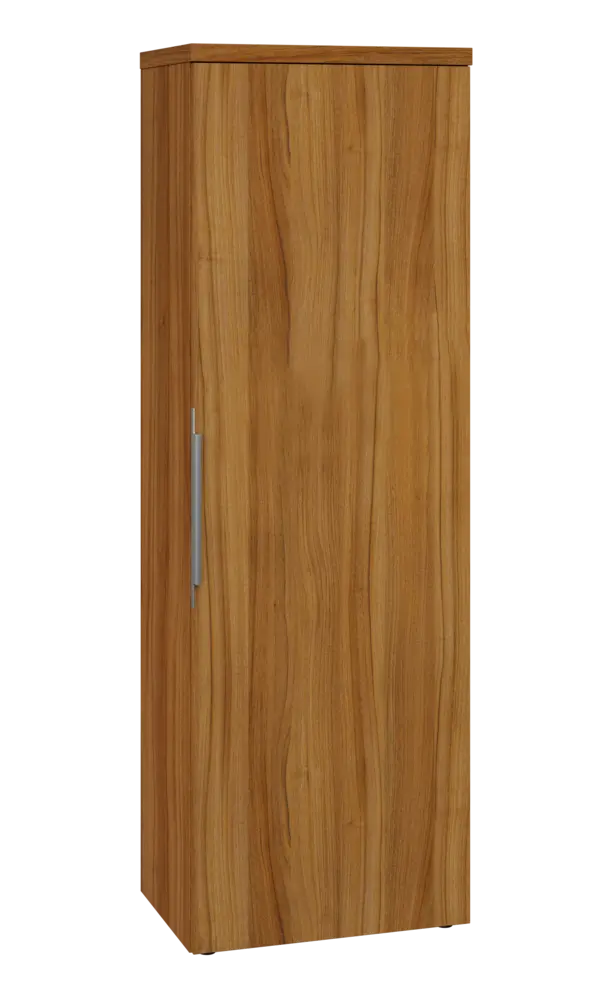 SISR 5 - 61 šatní skříň, 1-dveřová, výsuvné ramínko, pravá, 1820x600x400, ořech světlý